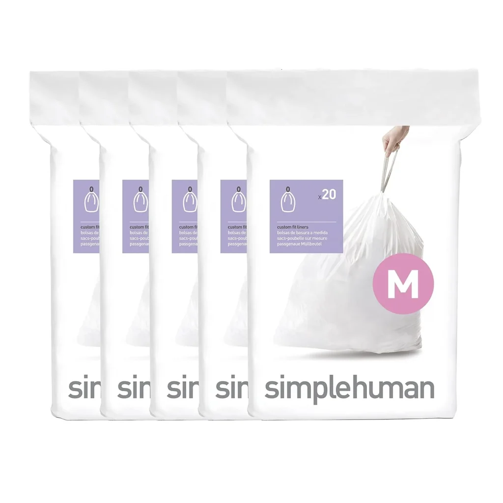 simplehuman Code M 100 Count, Dispenser Pack Custom Fit L...