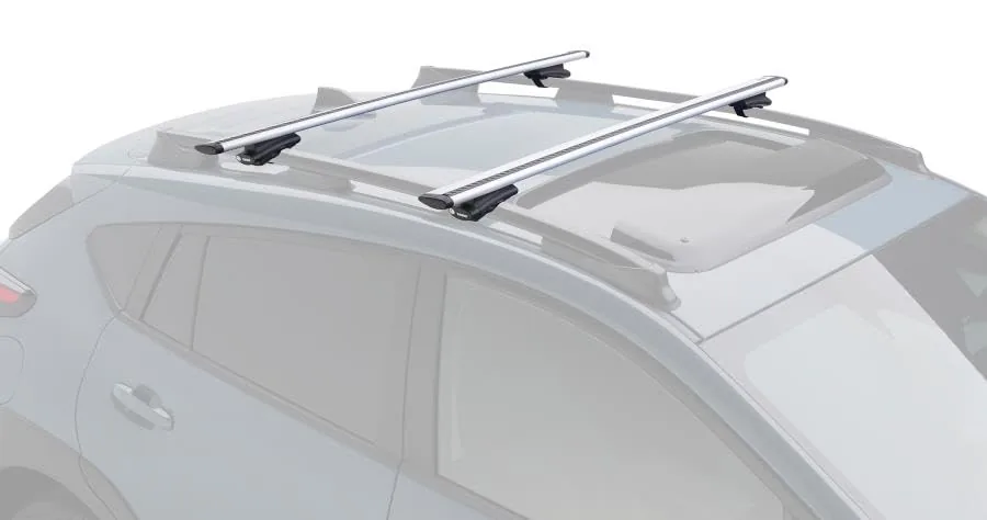 Subaru cross bars on a Subaru Ascent roof