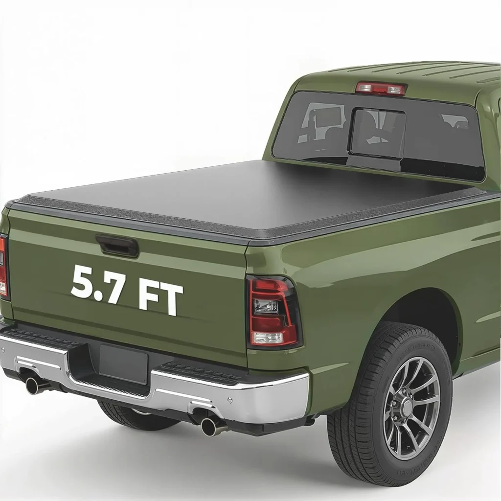 TNMT Soft Roll Up Truck Bed Tonneau Cover Compatible with...