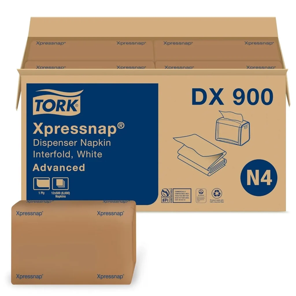 Tork Xpressnap White Dispenser Napkins N4 Advanced Interf...