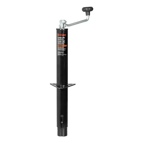 CURT 25007 A-frame trailer tongue jack, 5,000 lb capacity