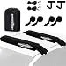 Universal Soft Roof Rack Pads with Two 16 FT Tie-Down Str...