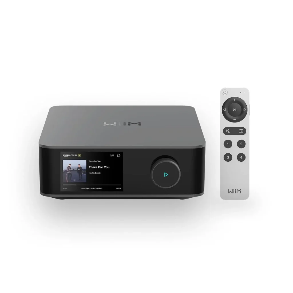 WiiM Amp Ultra with Voice Remote 2 | 100W Streaming Ampli...