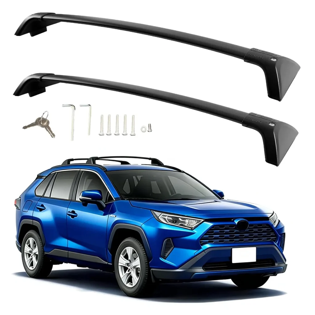 Zorik Lockable 260LBS Roof Rack Cross Bars for Toyota RAV...