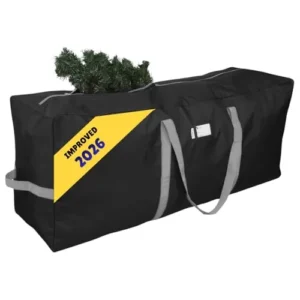 Primode black heavy-duty Christmas tree storage bag